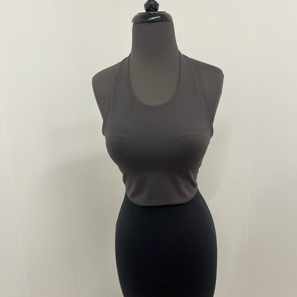 Uniqlo Charcoal Sleeveless Top